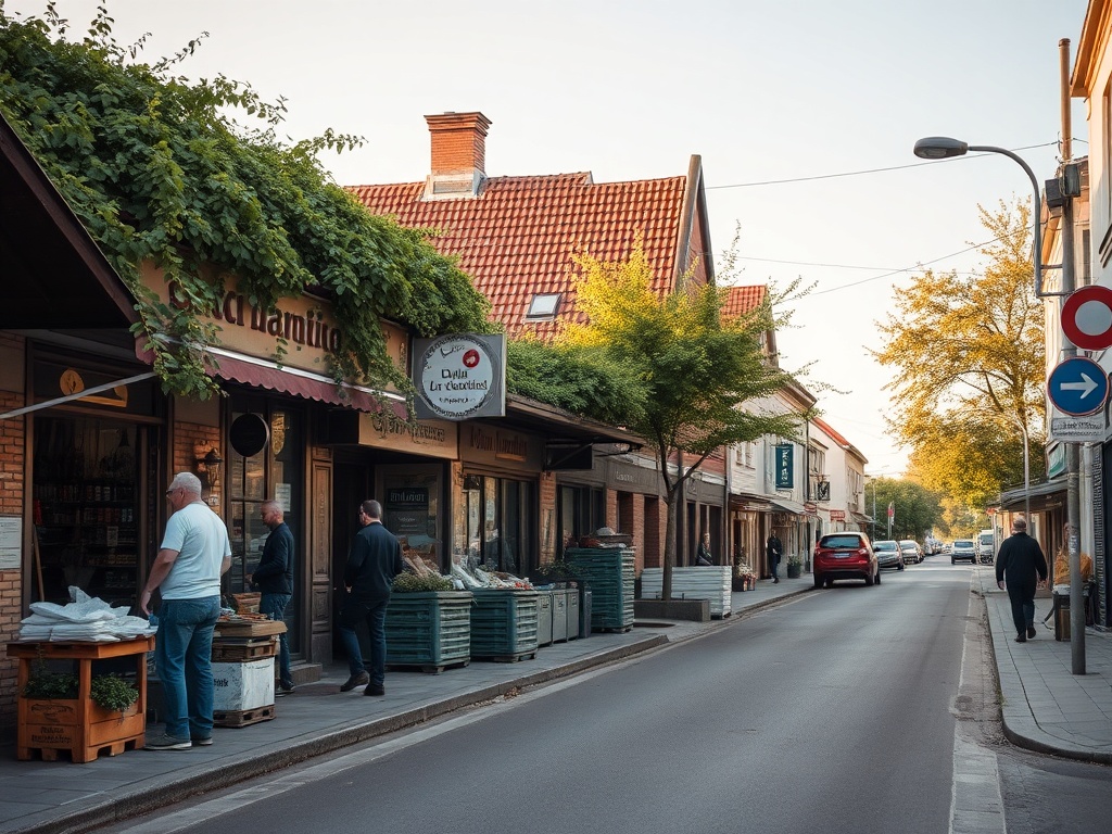 Mapa Ciechocinka z zaznaczonymi inwestycjami finansowanymi z Funduszy Europejskich